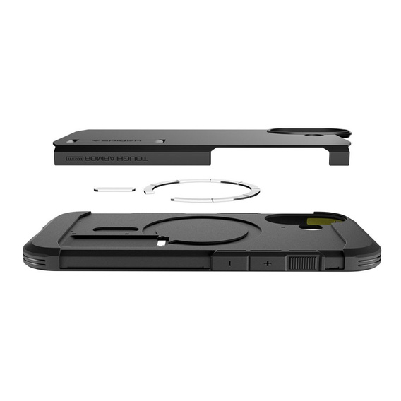 Carcasă Spigen pentru iPhone 17, Tough Armor T MagSafe, negru