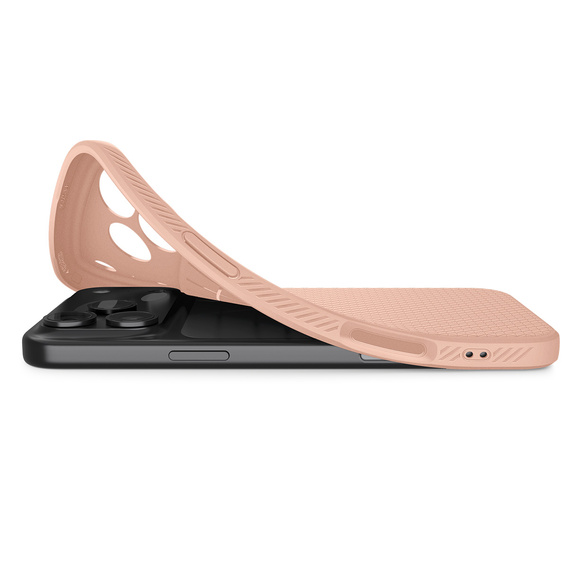 Carcasă Spigen Liquid Air pentru iPhone 17 Pro Max, Rose Titanium