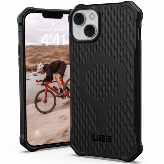 Urban Armor Gear Huse pentru iPhone 14 Plus, Essential Armor MagSafe, negru
