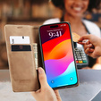 ERBORD Vintage caz - flip portofel pentru iPhone 17 Pro Max