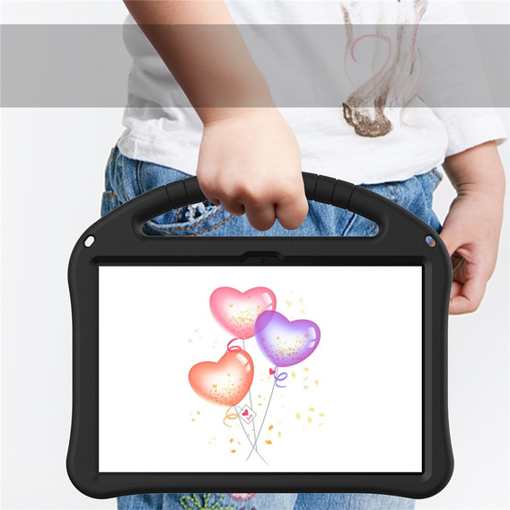Husă pentru copii pentru T Tablet 2 5G, cu suport și mâner, negru