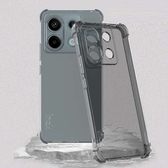 IMAK Huse pentru Xiaomi Redmi Note 13 Pro 5G, Dropproof, transparent / negru