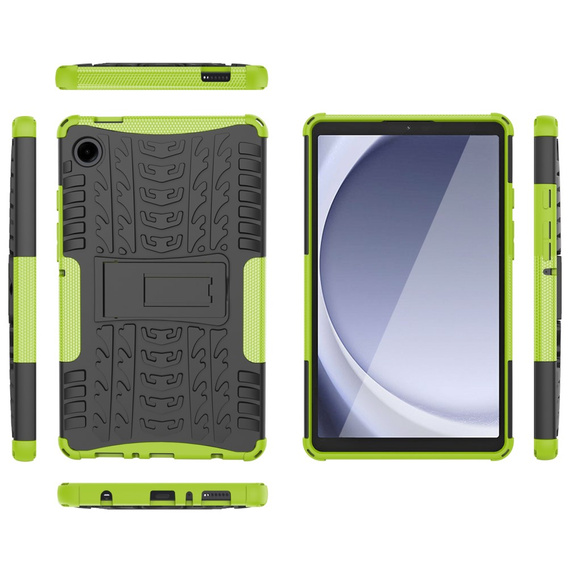 Huse pentru Samsung Galaxy Tab A9, Tire Armor, verde