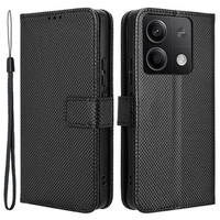 Cu clapetă pentru Xiaomi Redmi Note 13 5G, Wallet Smart Magnet, negru