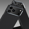 BENKS Kevlar Armor Air Carbon Fiber 600D A070 la cazul MagSafe pentru iPhone 17 Pro Max