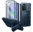 Husă blindată pentru Samsung Galaxy A36 5G, Dexnor Full Body (Two Frames), albastru