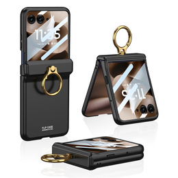 Husă cu suport și balama de protecție pentru Motorola Razr 60 Ultra 5G