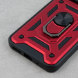 Husă blindată pentru Xiaomi Redmi 12, CamShield Slide, roșu