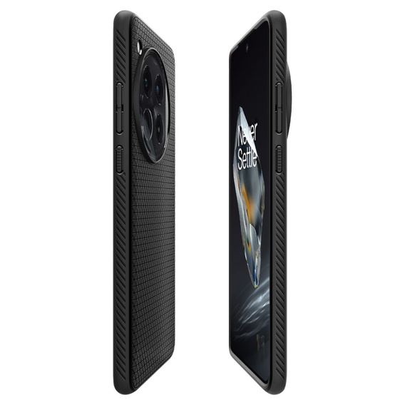 Husă Spigen Liquid Air negru pentru OnePlus 12 5G