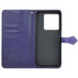 Cu clapetă pentru Xiaomi Poco X6 5G, Mandala, violet