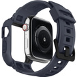 Curea cu husă Spigen pentru Apple Watch 4/5/6/7/8/9/SE 44/45 mm, Rugged Armor Pro charcoal grey