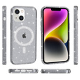 Husă pentru iPhone 14 Plus, Glittery, pentru MagSafe, negru