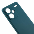 Husa pentru Xiaomi Redmi Note 13 Pro+, Silicone Lite, verde închis