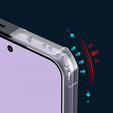 Carcasă pentru Oppo Reno 14, întărită, transparentă cu laturi negre