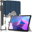 Husă pentru Lenovo Tab P11 Pro Gen 2 TB132FU TB132XU 11.2", cu clapetă, sleeping cat