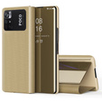 Huse pentru Xiaomi Poco M4 Pro 4G, Clear View, de aur