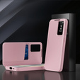 Husă cu clapetă pentru Samsung Galaxy S23 Ultra, Smart View Wallet, roz