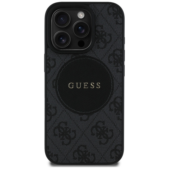 Husă Guess 4G Circle cu logo clasic, pentru MagSafe pentru iPhone 16 Pro