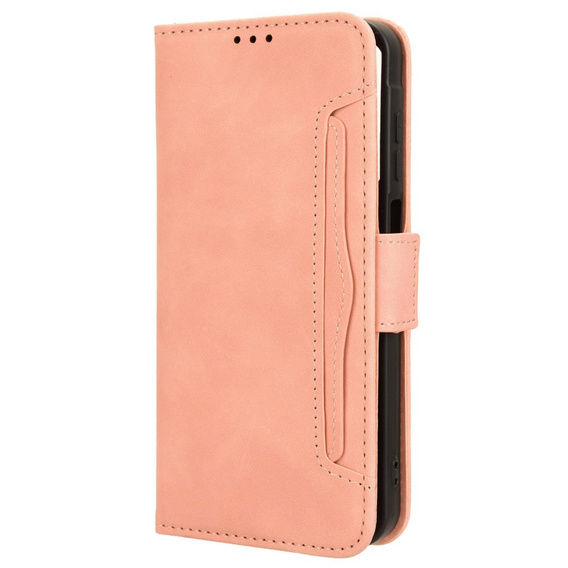 Cu clapetă pentru Realme Note 70T 4G, Card Slot, roz