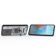 Husă pentru Xiaomi Redmi Note 13 Pro 5G, KickStand Camera Lens, gri