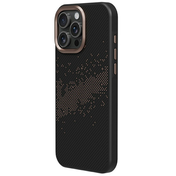 Husă pentru iPhone 15 Pro Max, Milky Way, de aur