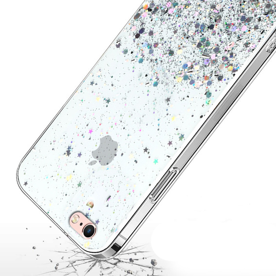 Huse pentru iPhone 6/6s 4.7, Glittery, transparentă