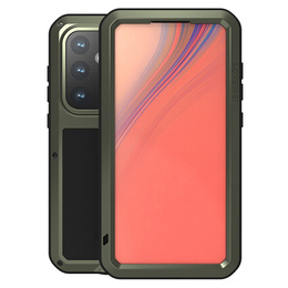 Love Mei Huse pentru Samsung Galaxy S24 FE, armored with glass, verde