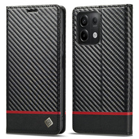 Carcasă cu clapetă pentru Xiaomi Redmi Note 13 5G, Carbon LC.IMEEKE, negru