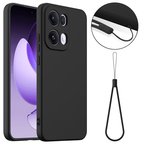 Huse pentru Oppo Reno13 Pro 5G, Silicone MagSafe, negru