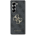 GUESS Huse pentru Samsung Galaxy Z Fold6, 4G Big Metal Logo, negru