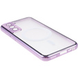 Carcasa Magnetic Dual Glass MagSafe pentru Samsung Galaxy S21, violet