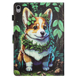Husă pentru iPad 10.9" 2022 (10 gen.), cu clapetă, corgi dog