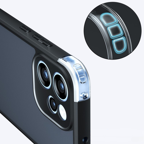 Husă Fusion Hybrid pentru Oppo Reno 15 Pro, negru