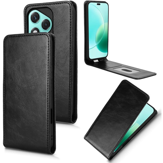 Cu clapetă pentru Honor 400 Lite, Flip, negru