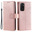Cu clapetă pentru Xiaomi Redmi Note 11/11S, Mandala, roz