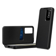 Husă cu clapetă pentru Samsung Galaxy A55 5G, Smart View Wallet, negru
