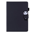 Husă pentru iPad 10.2" 2021/2020/2019 (9/8/7 gen.), cu clapetă, animal, negru