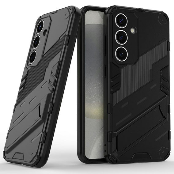 Husa pentru Samsung Galaxy A56 5G, Military kickstand, negru