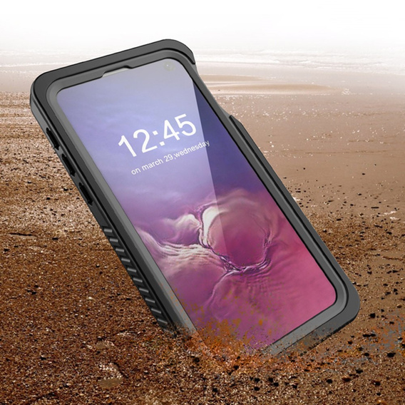 Husă impermeabilă IP68 pentru Samsung Galaxy S10e, negru