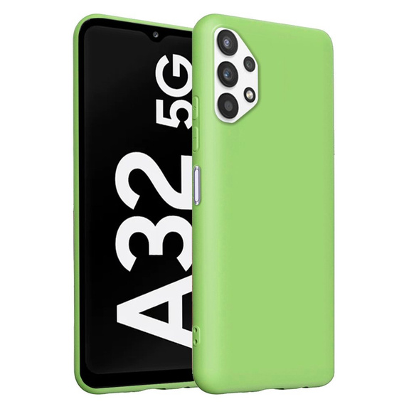 Husa pentru Samsung Galaxy A32 5G, Silicone Lite, verde