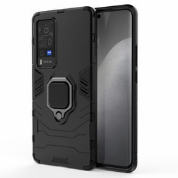 Huse pentru Vivo X60 Pro 5G, Kickstand Ring, negru