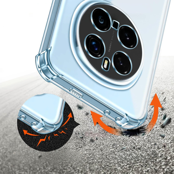 Huse pentru Honor Magic 7 Pro, Dropproof, transparentă