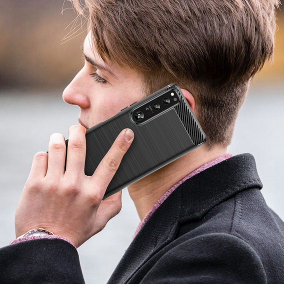 Huse pentru Sony Xperia 1 IV, Carbon, negru