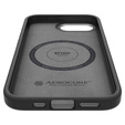 Carcasa Spigen pentru iPhone 16E, Enzo Aramid MagSafe, negru carbon + 9H Tempered Glass