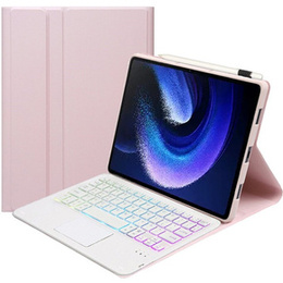 Carcasă + tastatură Xiaomi Pad 6 / 6 Pro, with touchpad, roz