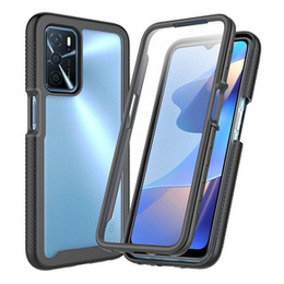 Carcasă pentru Oppo A16 / A16s / A54s, Shockproof, cu folie, albastru
