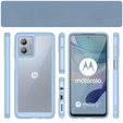 Huse pentru Motorola Moto G53 5G, Fusion Hybrid, transparent / albastru