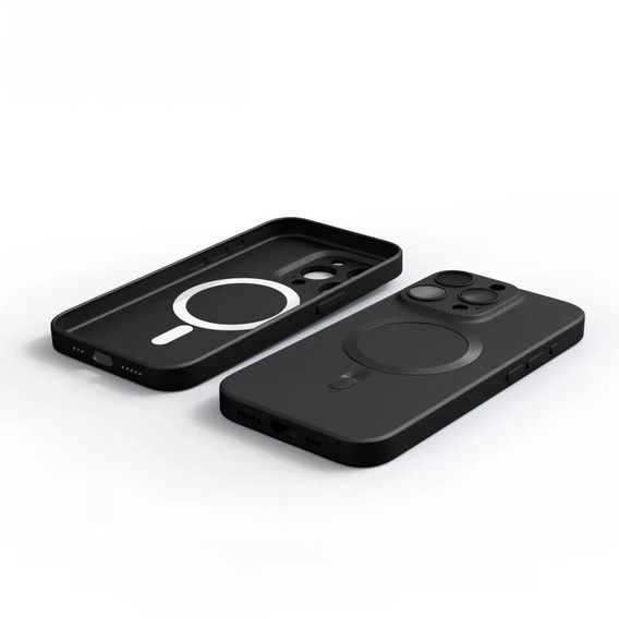 Husă pentru iPhone 16 Pro, ColorMag, pentru MagSafe, negru