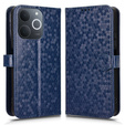 Husa cu clapetă pentru Realme Note 70T 4G, Wallet Rhombus, albastru