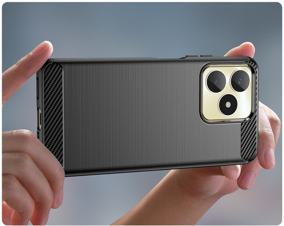 Huse pentru Realme C51, Carbon, negru